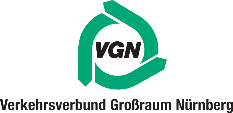 Vernetzung von digitalen Mobilitätsangeboten im Verkehrsverbund Großraum Nürnberg (VGN) Partner Logo